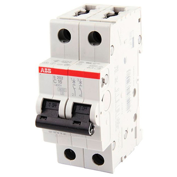 Автоматический выключатель ABB S202 2P 40А (С) 6kA - Электрика, НВА - Модульное оборудование - Автоматические выключатели - . Магазин оборудования для автономного и резервного электропитания Ekosolar.ru в Муроме