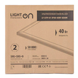 Панель ультратонкая светодиодная LightPhenomenON LT-UTP-02-IP40-40W-6500К LED - Светильники - Для общественных зданий - . Магазин оборудования для автономного и резервного электропитания Ekosolar.ru в Муроме